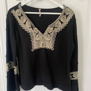 Free people tunic style sweatshirt
